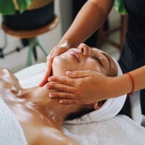 Massage lymphatique du visage